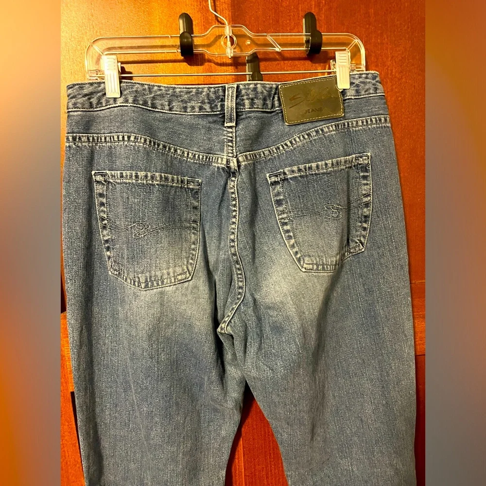 Vintage Y2K Silver Button Fly Jeans - Picture 4 of 12